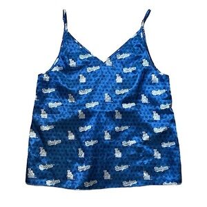 Los Angeles Dodgers Concepts Sport Women's Allover Print Tank Top 
Blue Satin